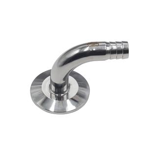 Tri Clamp 1.5" x 1/2" Barb w/ 90 Degree Elbow Stainless Stee 304 Clearance Free Shipping