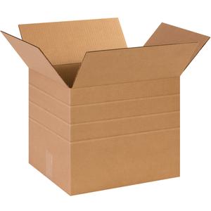 14 x 12 x 12 Multi Depth Corrugated Boxes  25/Bundle Cheap Sale Genuine