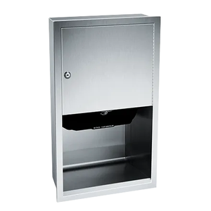 ASI 045210A Automatic Commercial Paper Towel Dispenser, Semi-Recessed-Mounted, Stainless Steel Buy Cheap Excellent
