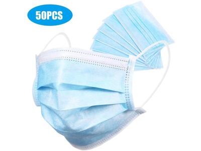 Disposable Face Mask, 50 - Box Free Shipping 2025 New
