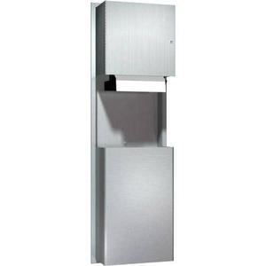 ASI 046924A Automatic Commercial Paper Towel Dispenser/Waste Receptacle, Recessed-Mounted, Stainless Steel Outlet Cheap Online