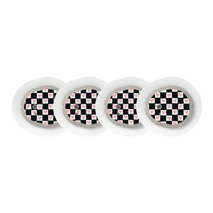 Checkered Hearts Sticker Designed for the DEXCOM G7 and Stelo Transmitter Sale Free Shipping