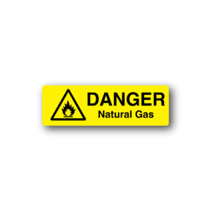 Danger Natural Gas Sticker 2025 Online