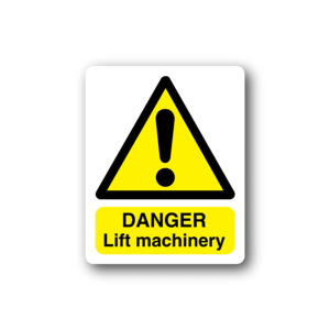 Danger Lift Machinery Sticker Choice Cheap Pice