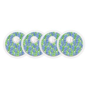 Blue Blooms Designed for the FreeStyle Libre 3 Sensor 2025 New