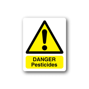 Danger Pesticides Sticker Cheap With Mastercard