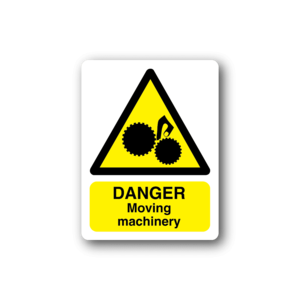 Danger Moving Machinery Sticker From China Free Shipping Low Pice
