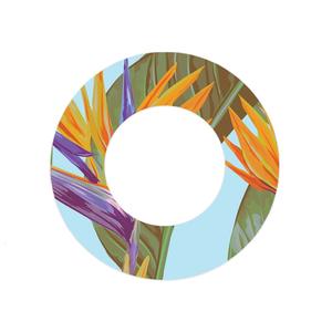 Birds of Paradise Patch  Tape Designed for the FreeStyle Libre 2 Outlet Locations For Sale