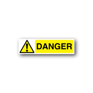Danger Sticker Clearance Geniue Stockist