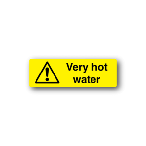 Danger Very Hot Water Sticker Really Cheap