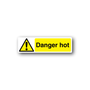 Danger Hot Sticker Free Shipping Nicekicks