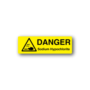 Danger Sodium Hydrochlorite Sticker Sale Explore