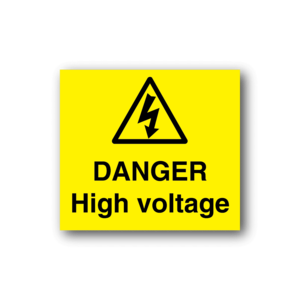 Danger High Voltage Yellow Sticker Enjoy Cheap Pice