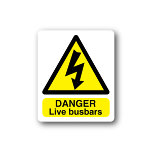 Danger Live Busbars Sticker Best Pices Online
