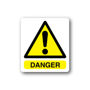 Danger Danger Sticker Low Pice Fee Shipping For Sale