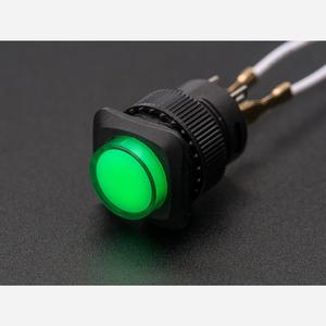 16mm Illuminated Pushbutton - Green Momentary Cheap Sale Low Pice Fee Shipping