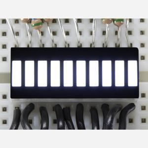 10 Segment Light Bar Graph LED Display - White [KWL-R1025WB-Y] Discount Looking For