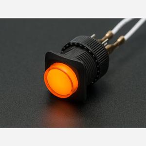 16mm Illuminated Pushbutton - Yellow Momentary Clearance Pictures