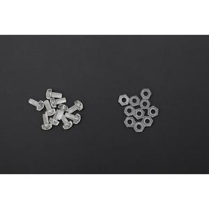 10 sets M3 * 6 clear nylon screws and nuts Best Wholesale For Sale
