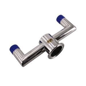 1.5" Tri Clamp U TEE w/ 1/2" MNPT Outlet 2025 Newest