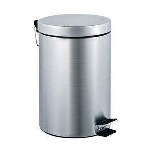 ASI 7317-S Waste Receptacle - Pedal Activated Cover - Satin Stainless Steel - Free Standing Outlet New
