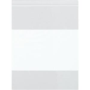 14 x 24 (6 mil) Reclosable Poly Bags With White Block 250/Case Reliable