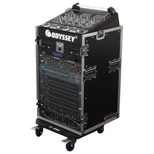 Odyssey 10U Top Slanted 16U Vertical Pro Combo Rack with Wheels Cheap Online Store Manchester