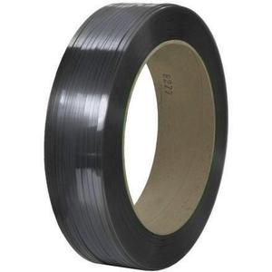 5/8" x .020 750# (16x3) Polyester Strap 5700 Feet (two 2850 Foot rolls) BLACK 2/Case Clearance With Mastercard