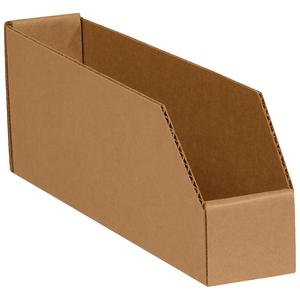 3 x 12 x 4 1/2 Kraft Open-Top Corrugated Bin Box 50/Bundle Browse