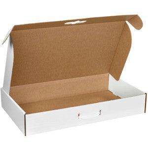 20 x 11 3/8 x 5 1/2 White Corrugated Carrying Cases  10/Bundle Free Shipping Low Pice
