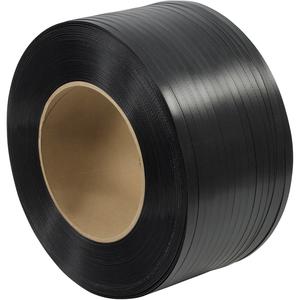 1/2" x .015 300# (8x8) Polypropylene Strap 9000 Feet BLACK Clearance Good Selling
