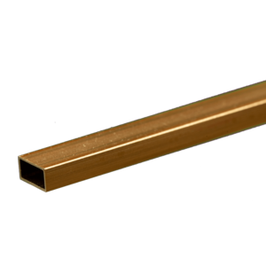 Rectangular Brass Tube: 5/32" X 5/16" x 0.014" Wall x 12" Long (1 Piece) Clearance Discounts