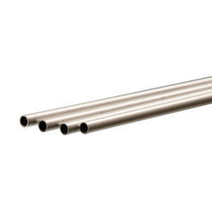 Round Aluminum Tube: 6mm OD x 0.45mm Wall x 1 Meter Long  (4 Pieces) 100% Original