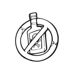 Just say no to Booze Decal Tumblr