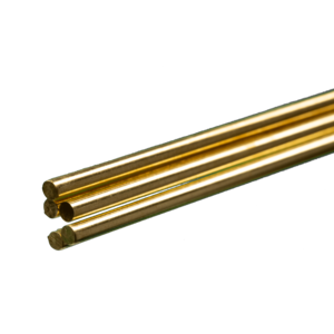 Round Brass Rod: 3/32" OD x 36" Long (5 Pieces) Clearance 2025