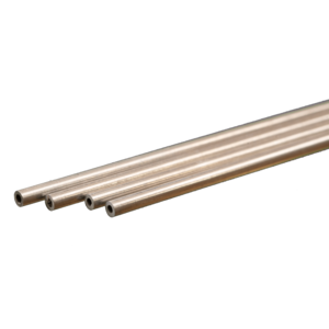Round Aluminum Tube: 2mm OD x 0.45mm Wall x 300mm Long (4 Pieces) Discount Free Shipping