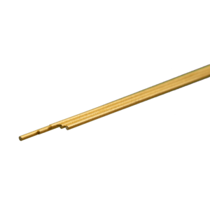 Round Brass Rod: 1mm OD x 300mm Long (5 Pieces) Free Shipping With Credit Card