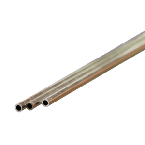 Round Aluminum Tube: 1/8" OD x 0.014" Wall x 12" Long (3 Pieces) With Paypal