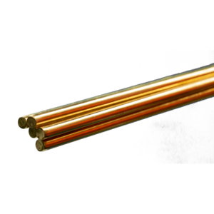Round Brass Rod: 3/16" OD x 36" Long (5 Pieces) Inexpensive
