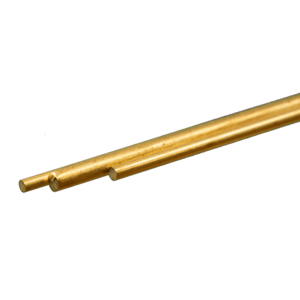 Round Brass Rod Assortment:  (3 Pieces) Cheap Low Pice