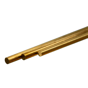 Round Brass Rod: 3.5mm OD x 300mm Long (3 Pieces) Collections