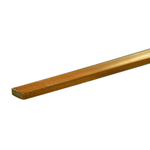 Brass Strip: 0.093" Thick x 1/4" Wide x 12" Long (1 Piece) Clearance Good Selling