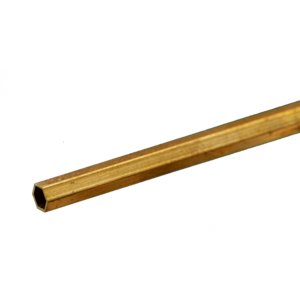 Hexagonal Brass Tube: 5/32" OD x 0.014" Wall x 12" Long (1 Piece) With Mastercard Cheap Pice
