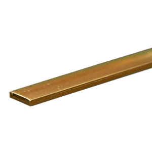 Brass Strip: 0.093" Thick x 1/2" Wide x 12" Long (1 Piece) Original For Sale