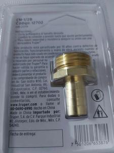 Truper Male Hose Coupler 1 2in Fashion Style Online