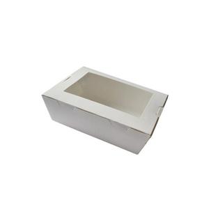 SAMPLE - Small Lunch Boxes with Window - White Footlocker For Sale