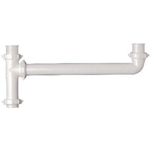 Master Waste 1-1/2x16" Slip Joint End Outlet PVC Plastic White Outlet Official