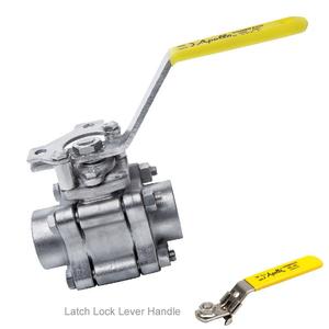 86A-100 Series 3/4" Three-Piece Female Full Port Stainless Steel Ball Valve Cheap Purchase
