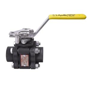 83A-140 Series 1-1/2" Three-Piece Female Full Port Carbon Steel Ball Valve with SS Ball and Stem Collections For Sale