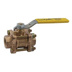82-100 Series 1/2" Three-Piece Female Full Port Bronze Ball Valve Sale Enjoy